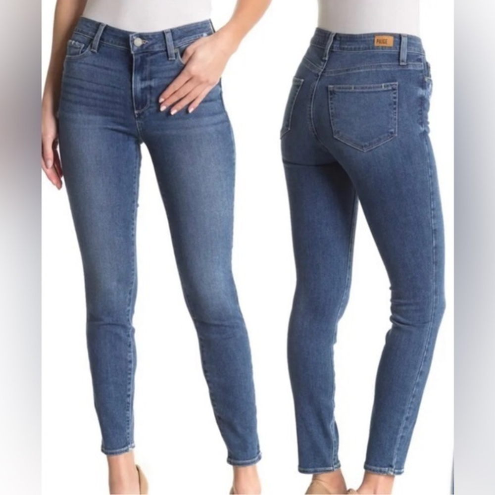 Paige Hoxton‎ Straight Ankle blue jeans.  Size 24.  EUC